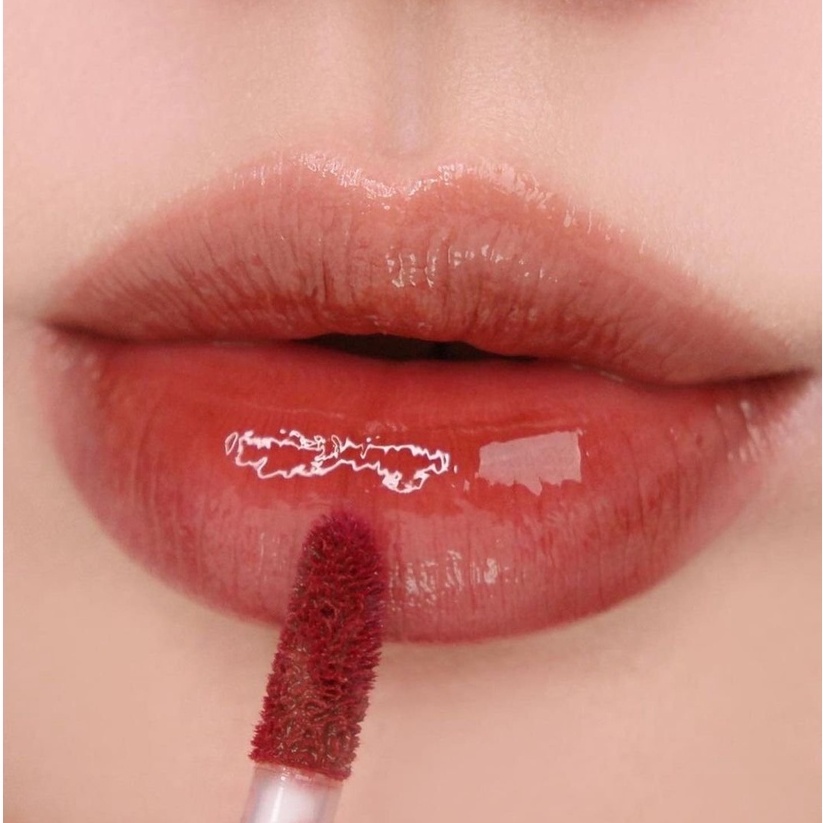 Son Tint Bóng Căng Mọng Môi Siêu Lì Lâu Trôi Romand Juicy Lasting Tint Màu 20 Đỏ Nâu Tây Dark Coconut Mẫu Mới