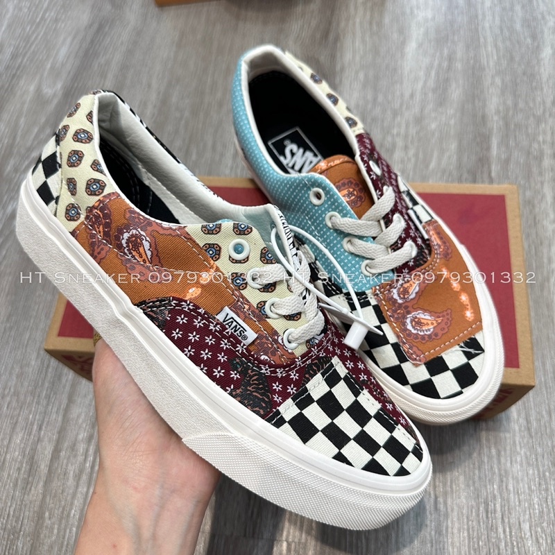 |HT SNEAKER| Giày Sneaker Vans Era Tiger Patchwork Họa Tiết