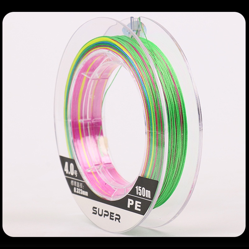 Cuộn Dây Câu Cá X8 PE Bện 4 Sợi 8 Sợi 12-88LB 150m