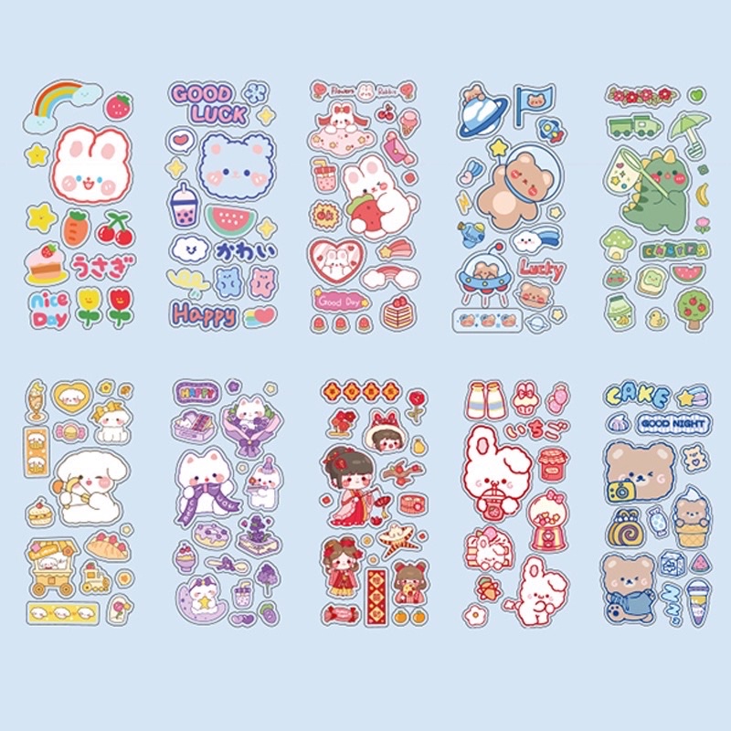 Sticker dễ thuơng 9x12 - 12x17