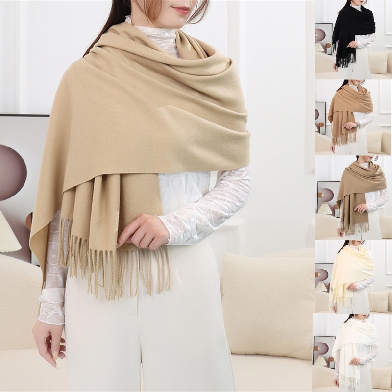 Khăn Choàng Mềm Mại Ấm Áp Thời Trang Thu Đông Cho Nữ