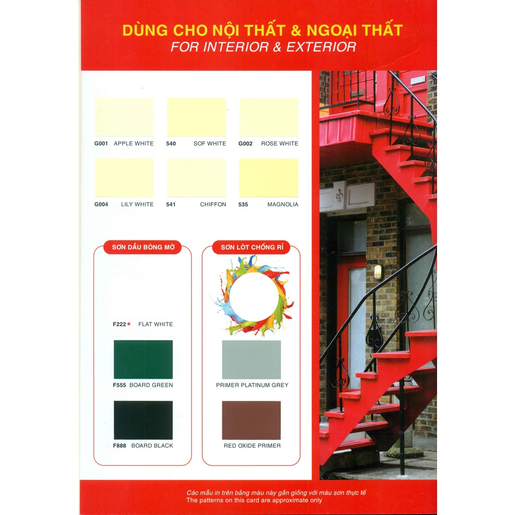 Sơn dầu Galant màu xanh Apple Green 501_375ml