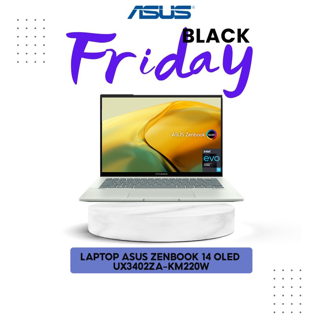 Laptop ASUS ZenBook 14 OLED UX3402ZA-KM220W (i5-1240P | 8GB | 512GB | 14' 2.8K OLED)