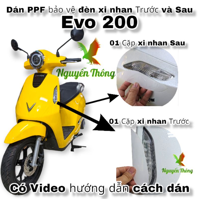 PPF Xi nhan Evo 200 dán bảo vệ đèn