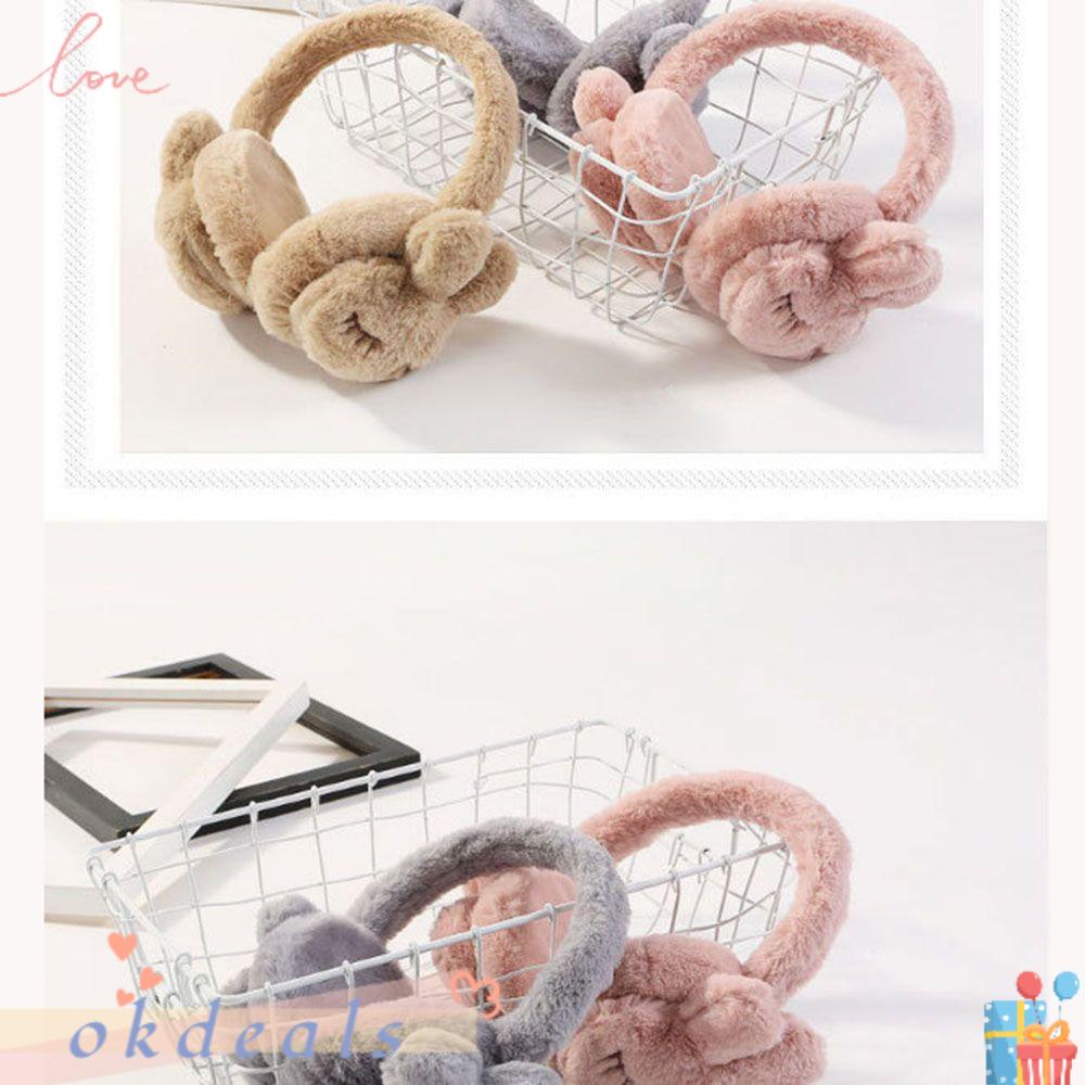 Bịt Tai Aldult Nhồi Bông Họa Tiết Hoạt Hình Dễ Thương