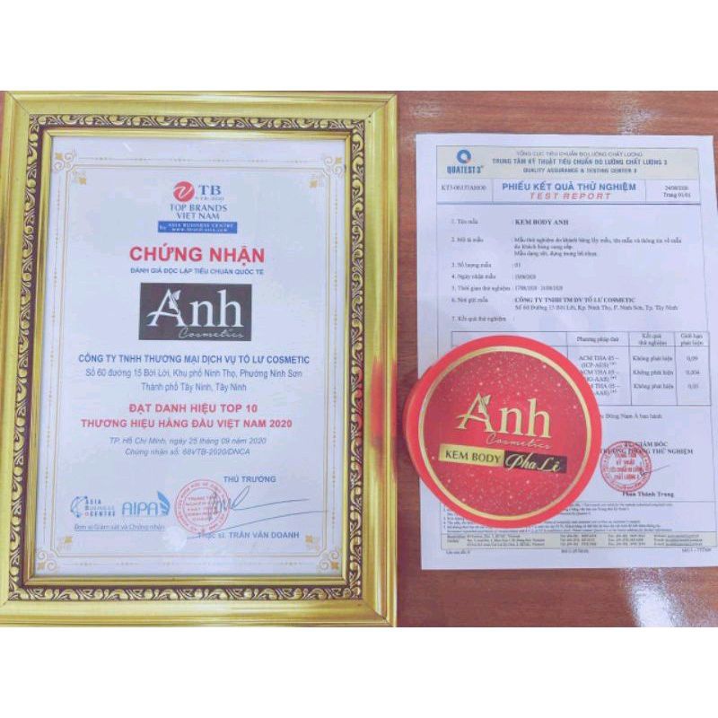 Kem Body Kích Trắng Pha Lê Anh, Thấm Nhanh, Không Bết Rích, Kháng Nước Cao
