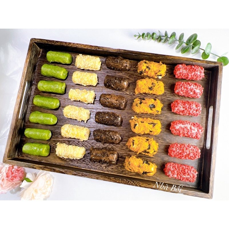 BÁNH CUỘN NOUGAT- BÁNH NHƯ Ý 5 VỊ ÍT NGỌT THƠM NGON