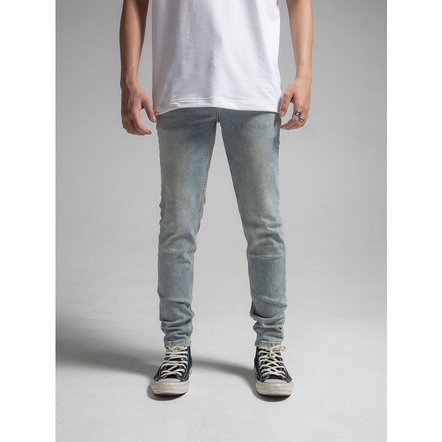 Quần Jeans The Denimaniac dáng ôm sát màu Desert Blue SS23 - 819 Skinny Fit