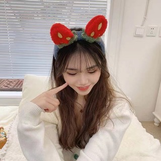 Băng Đô Cài Tóc Hình Trái Dâu Dễ Thương Cho Nữ