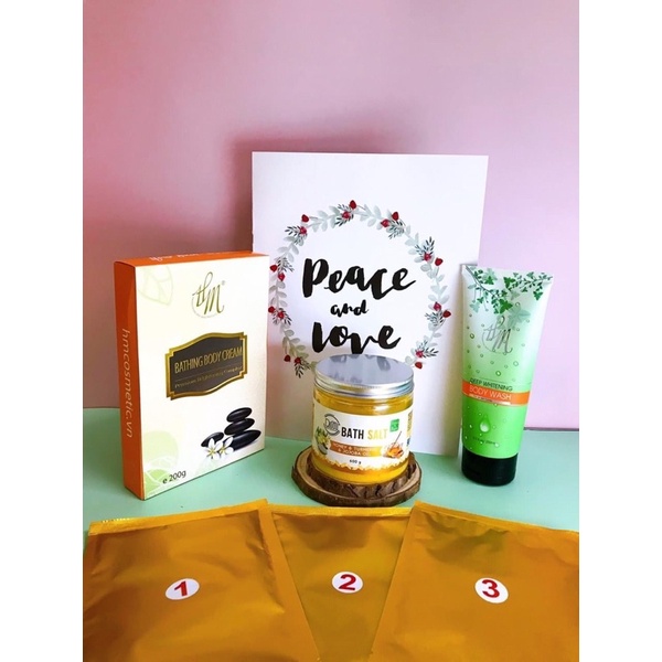 BỘ DƯỠNG DA TOÀN THÂN HM COSMETICS