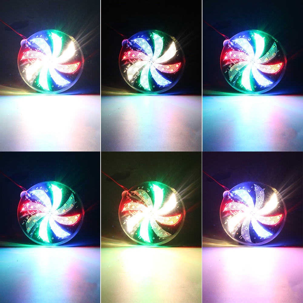 Đèn LED Sương Mù 12V Nhiều Màu Chuyên Dụng Cho Xe Mô Tô