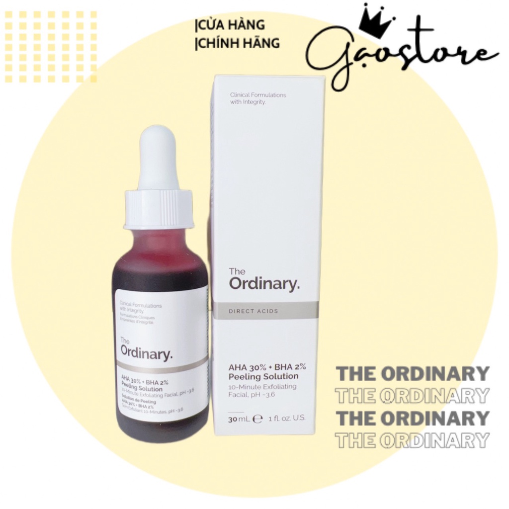Serum The Ordinary AHA 30% +BHA 2% Peeling solution 30ml