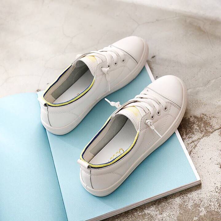 Giày thể thao sneakers nữ cổ thấp FAROSA -TH13 để dẻo chất da mềm cực êm chân