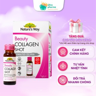 Beauty Collagen Shot - Collagen tươi dạng nước Nature’s Way Beauty Collagen Shot 50ml x10 ống