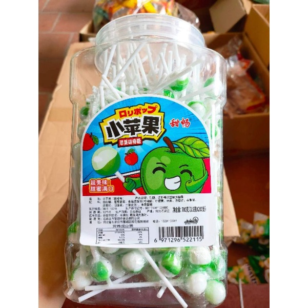 Sỉ 1 hộp 200cây kẹo mút mini Mix các vị trái cây cho bé