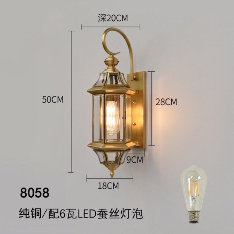 đèn trang trí cột ngoài trời
