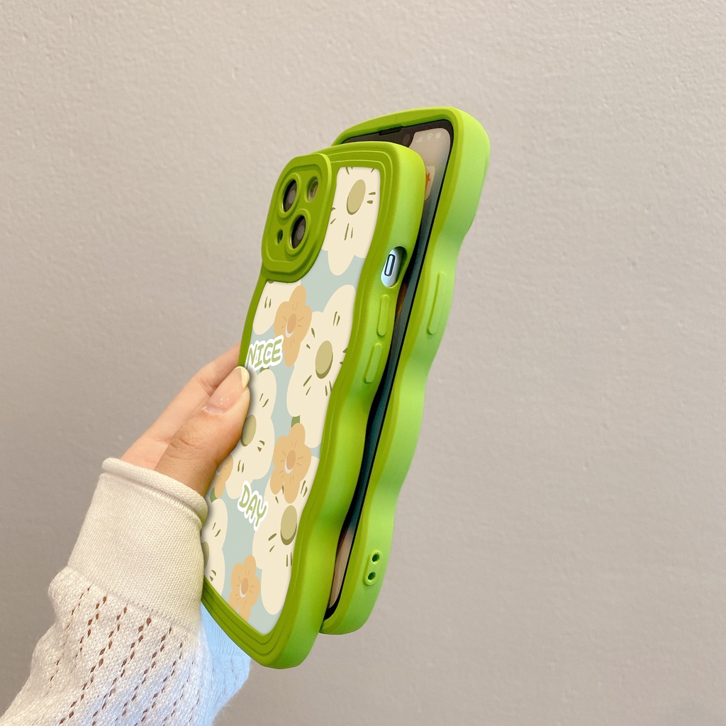 Ốp Điện Thoại In Hoa Chống Rơi Chống Dấu Vân Tay Cho iPhone 7 / 8plus 6plus 13Pro 14 11 12Promax 8 13 12Pro XR X XSMax 14plus