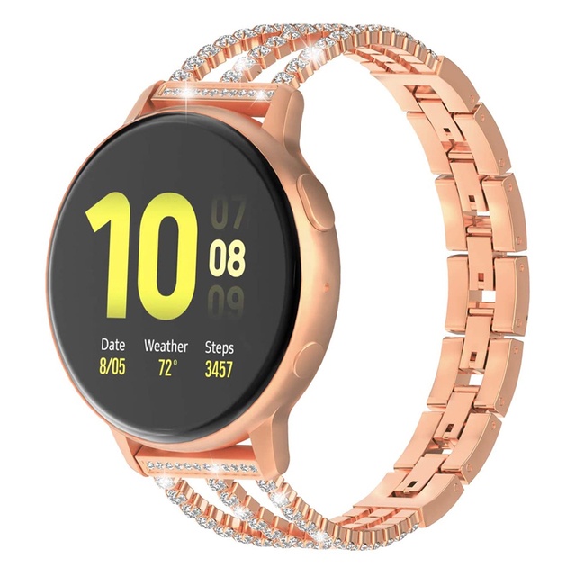 Dây Đeo Đồng Hồ Sang Trọng Cho Samsung Galaxy Watch 5 4 Classic 42mm 46mm / Watch3 41mm 45mm / Moto 360