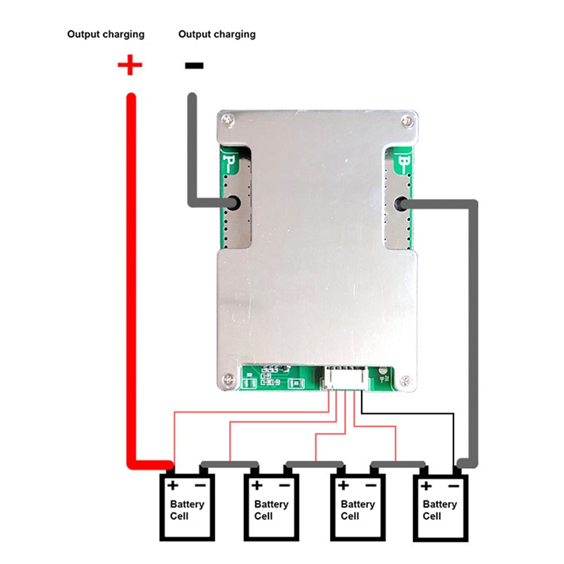 Bảng Mạch Sạc Pin Lithium 4S 12V 800A Lizepo4 BMS Cân Bằng Pin Chuyên Dụng