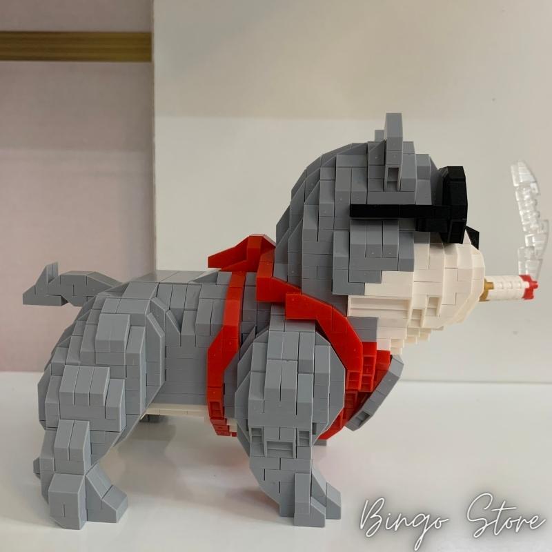 MÔ HÌNH LẮP RÁP CHÓ PUG 998 CHI TIẾT  CỰC HẤP DẪN VÀ DỄ THƯƠNG