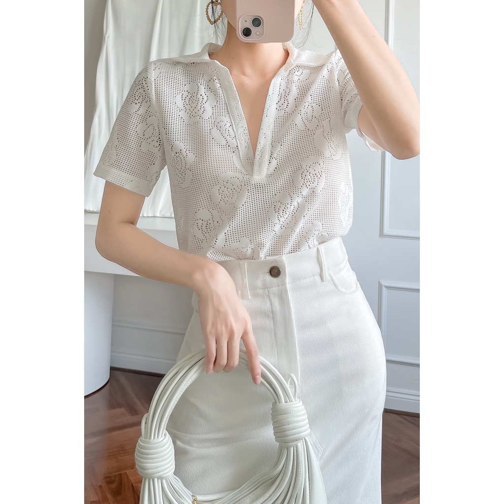 Áo Polo Ren Hoa - EDINI - A1413