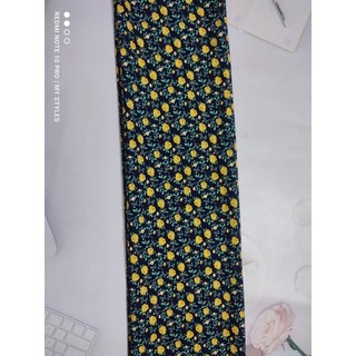 [HCM]2m Vải lụa lạnh hoạ tiết hoa lá nhỏ (1) - lụa Mango chính phẩm