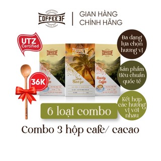 Combo Lương Về Sale To - 3 hộp cà phê hoà tan Coffee3F (10 gói/hộp x 16g/gói)