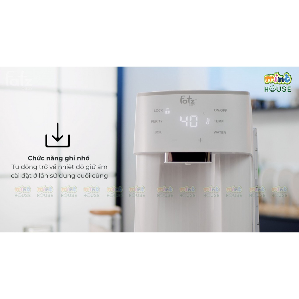 FATZBABY Máy đun và hâm nước pha sữa thông minh Smart 2 FB3817TN - Cửa hàng mẹ và bé Mint House