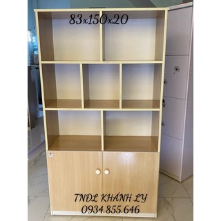 Kệ sách,kệ trưng bày nhựa đài loan vân gỗ nhạt 84x150(TPHCM)