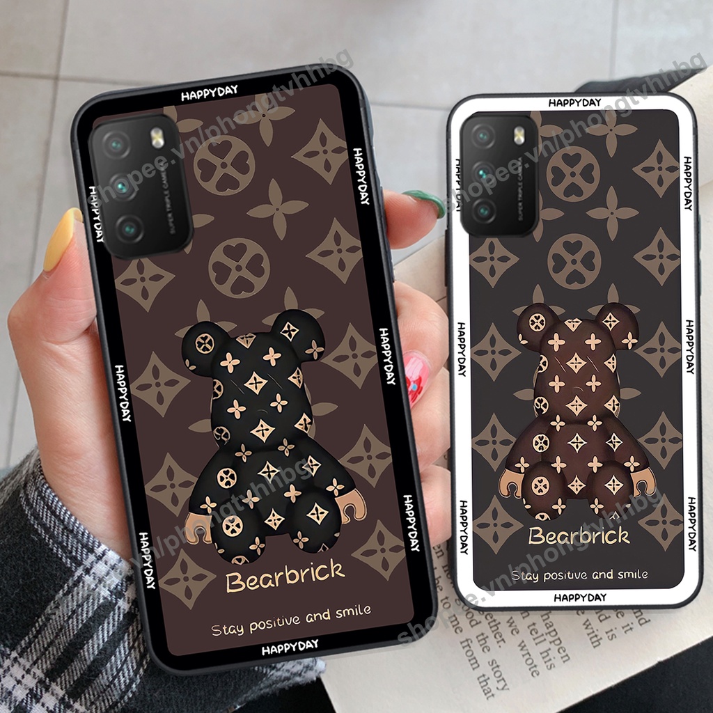Ốp lưng Xiaomi Redmi 9T / Poco M3 / Poco X3 BEARBRICK, KAWS nhiều mẫu chất cute mới nhất hot