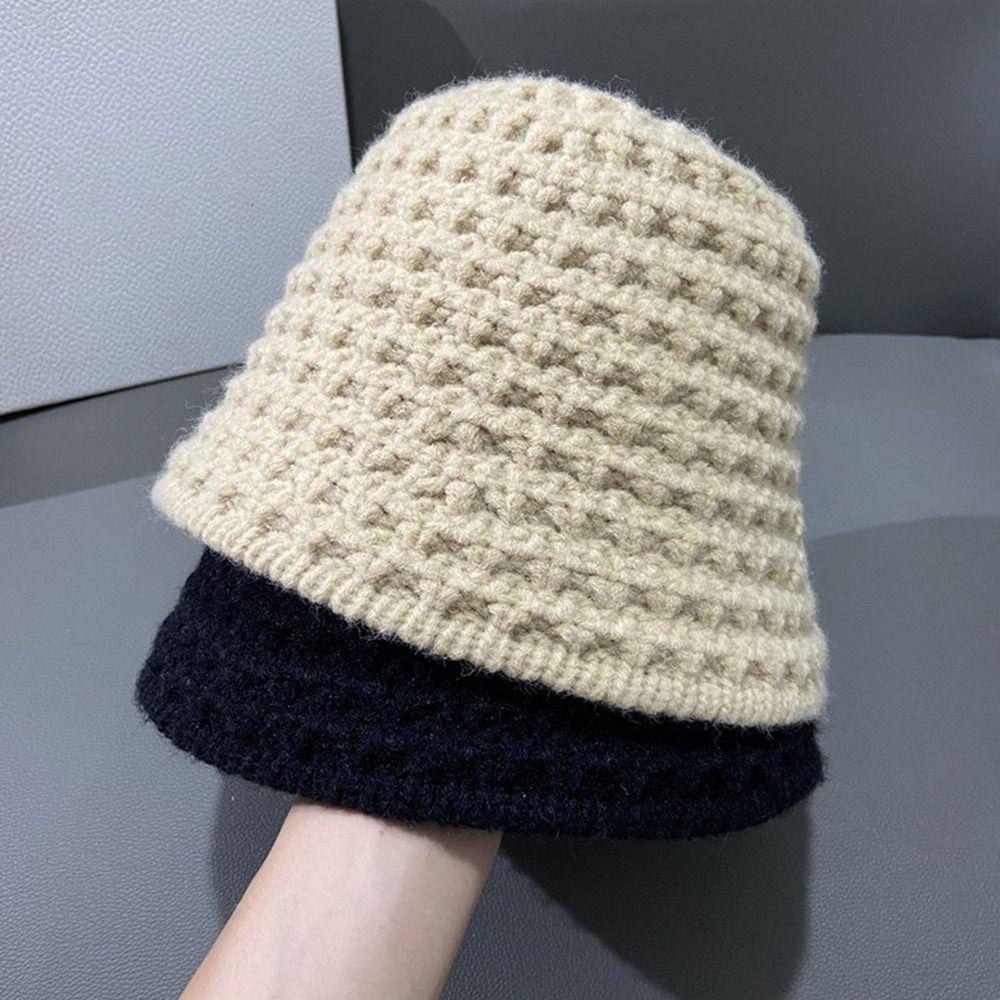 SUMU Mũ Len Dệt Kim Giữ Ấm Thời Trang Mùa Thu Đông Dành Cho Nữ