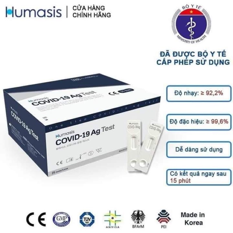 1 hộp 25 bộ Humasis hometest Hàn Quốc