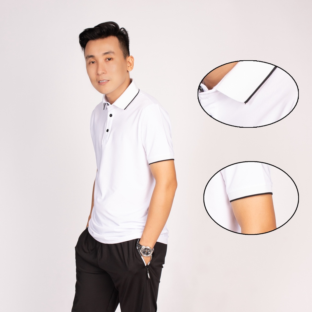 Áo polo nam thể thao basic chất thun lạnh co giãn 4 chiều PL001