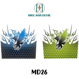 Tem dán mỏ dè trước sau xe máy