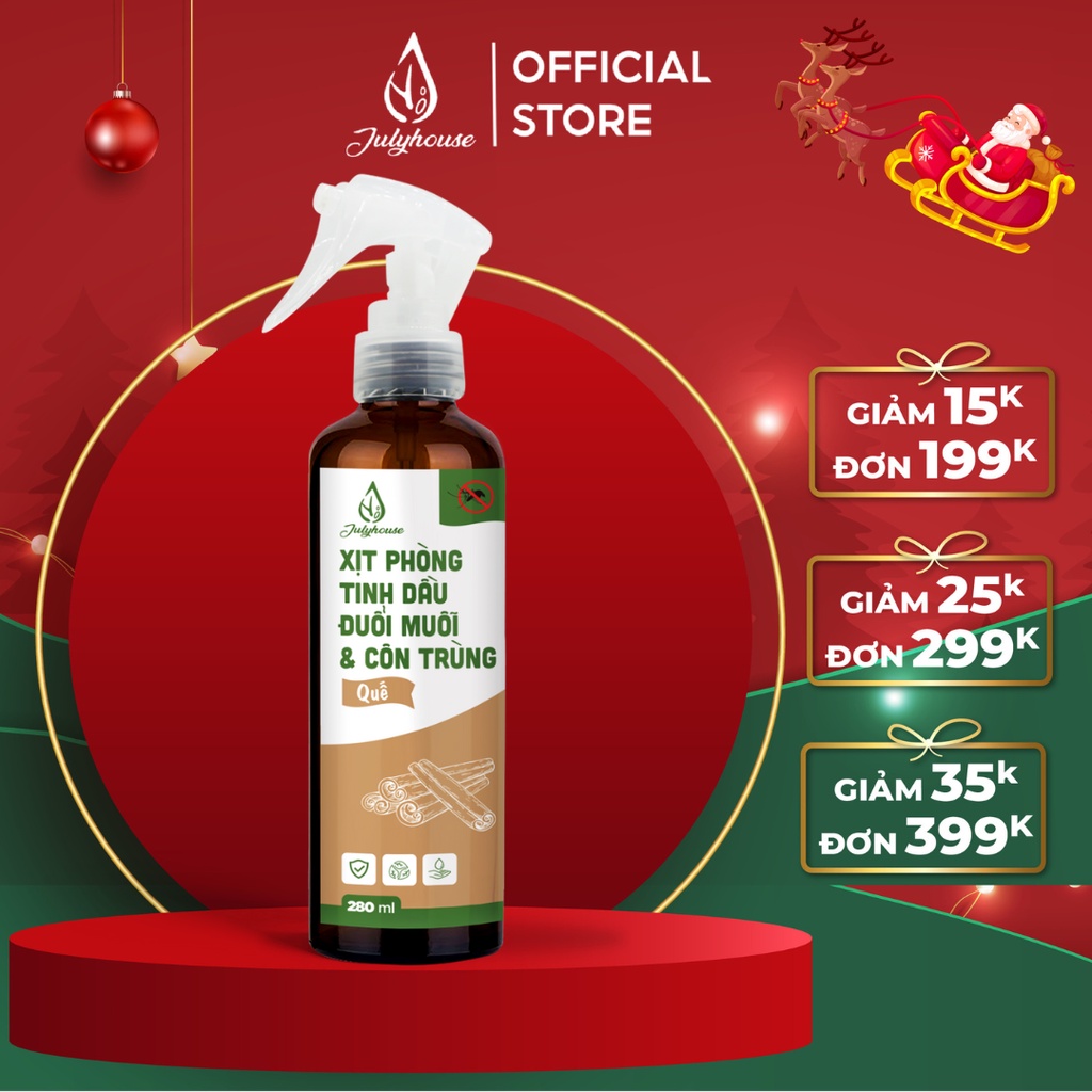 Bình xịt phòng đuổi kiến ba khoang 280ml JULYHOUSE