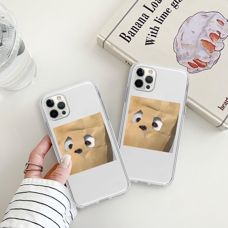 Ốp điện thoại iphone túi giấy cute vuông chống sốc 6/6plus/6s/6splus/7/7plus/8/8plus/x/xr/xs/11/12/13/pro/max/plu