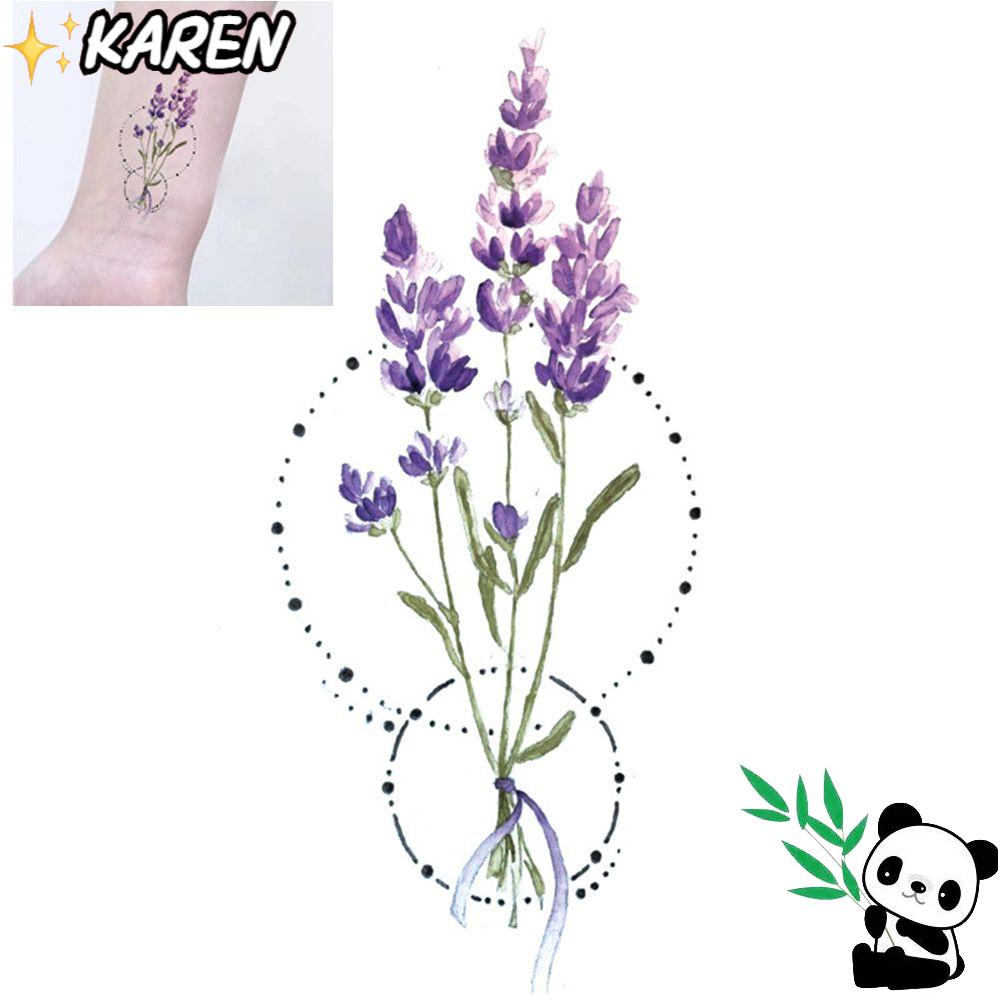 Hình Xăm Dán Dưới Ngực / Vai / Cánh Tay / Cánh Tay Họa Tiết Hoa