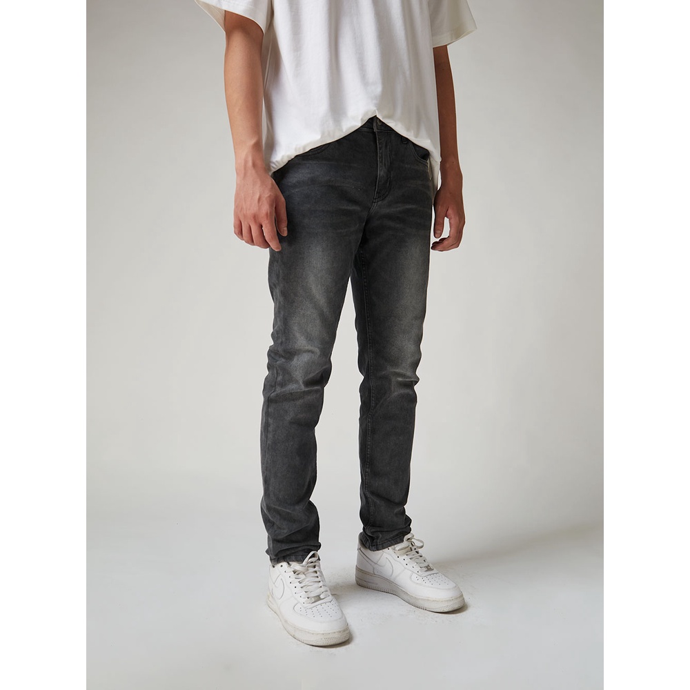 Quần Jeans The Denimaniac dáng ôm màu Dark Grey SS23 - 639 Slim Fit