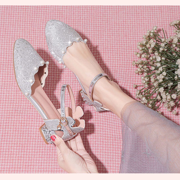 Giày Cao Gót Công Chúa Thời Trang Mùa Hè Mới 2022 Dành Cho Bé Gái