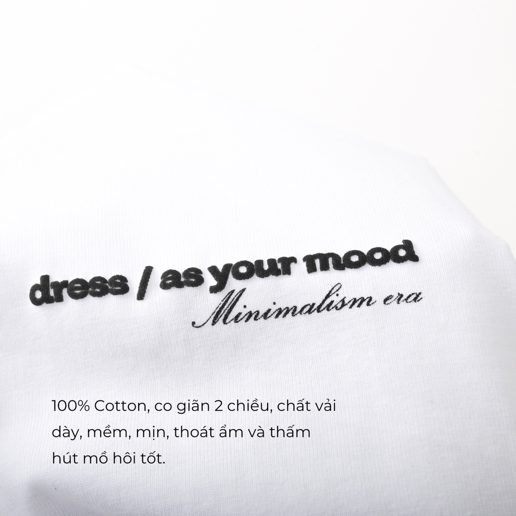 Áo thun DayM | /basal/ - Form Âu, oversize, 100% cotton