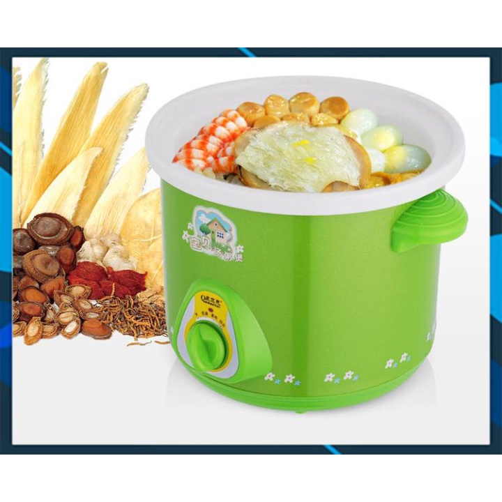 Nồi kho cá, nấu cháo và hầm thịt bằng điện đa năng 2,5L Công suất 15W