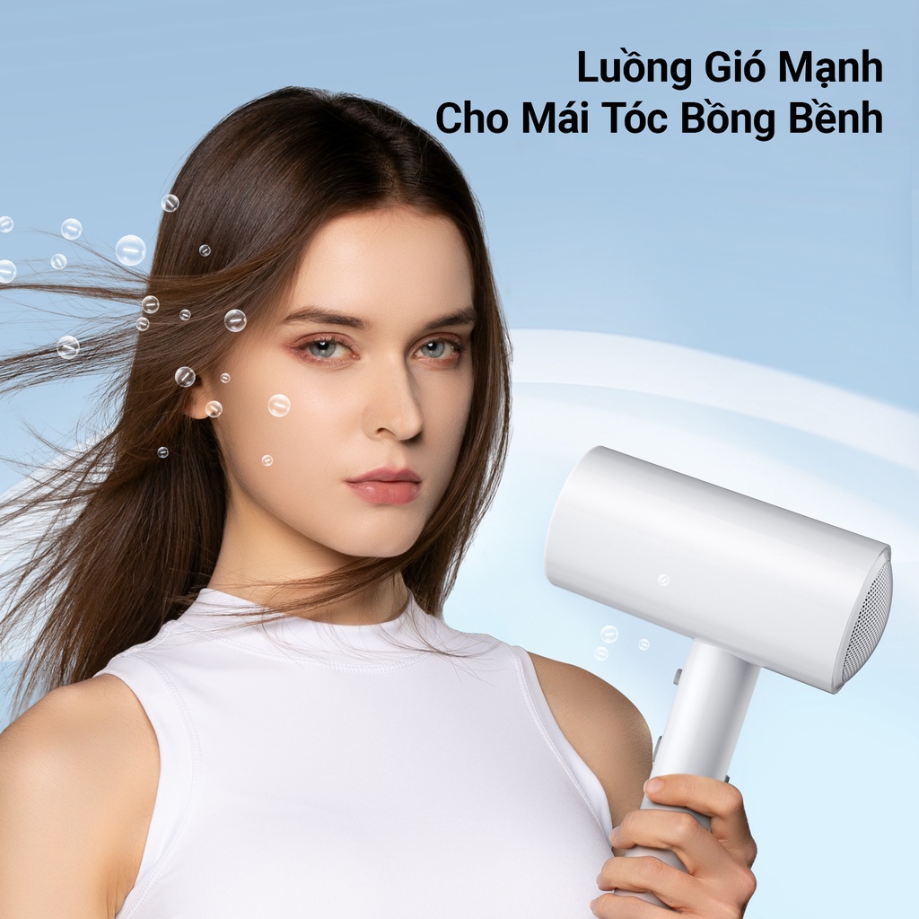 Máy Sấy Tóc Xiaomi Air5 Công Suất 1800W Thiết Kế Tối Giản Điều Chỉnh Mức Gió Và Nhiệt Tiếng Ồn Thấp Tạo Mẫu Nhanh