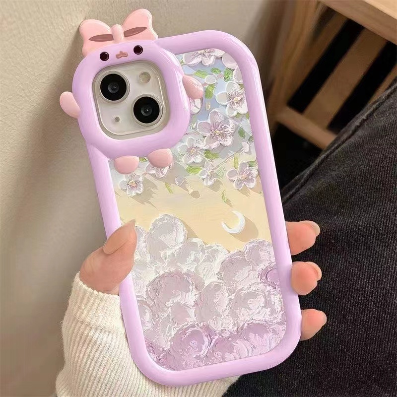Ốp lưng VIVO V25 Pro Y91 Y93 Y95 Y91C Y51 Y51A Y33 Y51S Y53S Y31 Y1S Y91i S1 Y19 V20 Pro Y72 5G Y76 5G Y52 5G Vỏ điện thoại di động hoa silicone mềm