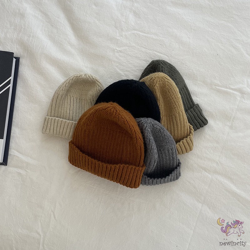 Mũ beanie Màu Sắc Ấm Áp Phong Cách Hàn Quốc Cho Bé