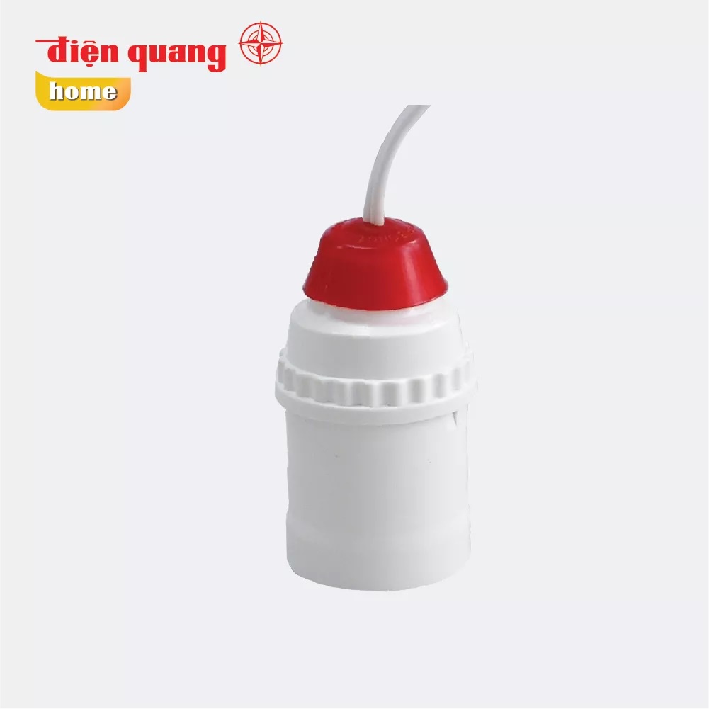 Chuôi đèn chống ẩm Điện Quang ĐQ LH01/LH02 E27AW - không dây/ dây 40 cm - lõi đồng nguyên chất, vỏ nhựa chống cháy