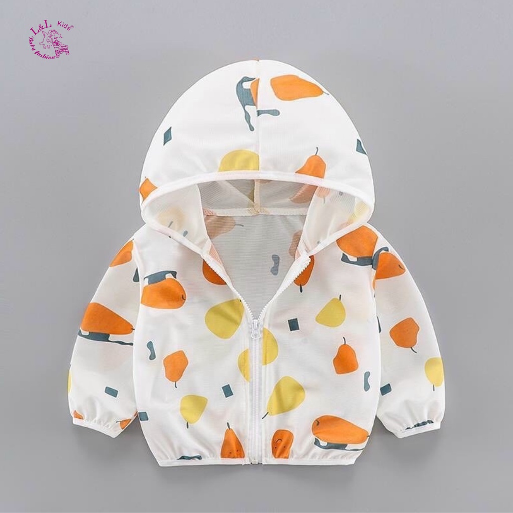 Áo Khoác Chống Nắng Gió L&L Kids Cho Bé Trai Và Bé Gái từ 1- 6 Tuổi