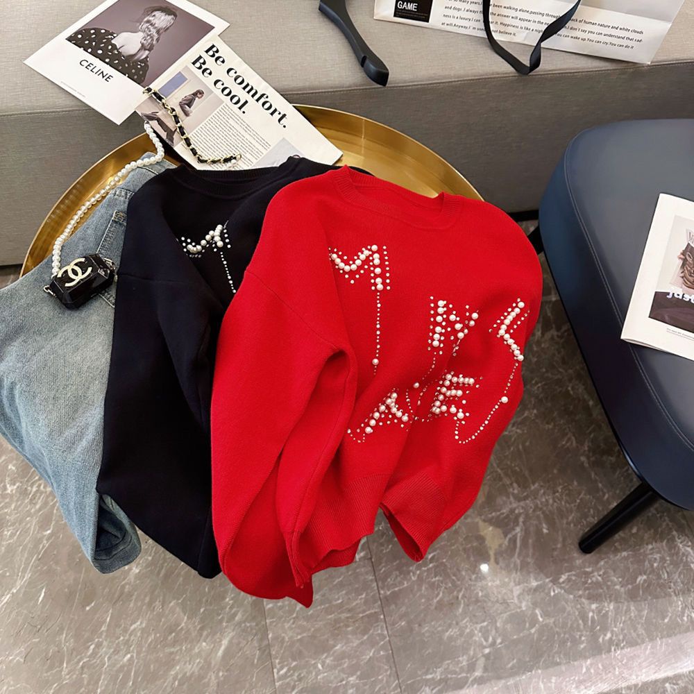 Áo Sweater Dáng Ngắn Phong Cách Thời Trang Năm Mới 2022