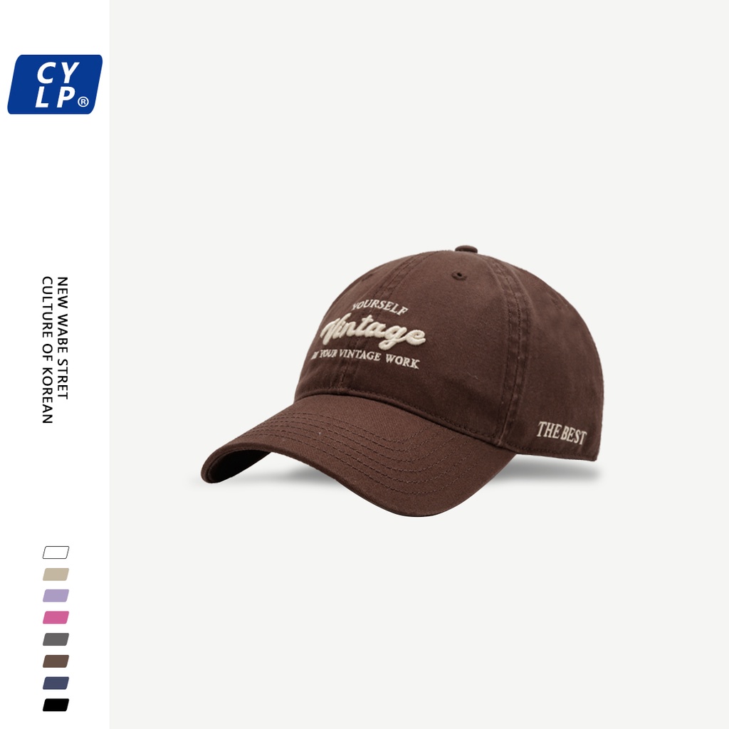 Mũ Lưỡi Trai Mềm Thêu Chữ Phong Cách Đường Phố Hàn Quốc Chất Lượng Cao