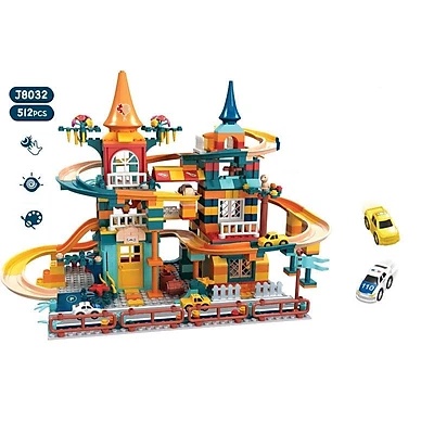 Đồ Chơi Lego Xếp Hình Lắp Ráp Đường Ray Đồ Chơi Lego Cao Cấp 512 Chi Tiết Giúp Bé Phát Triển Tư Duy
