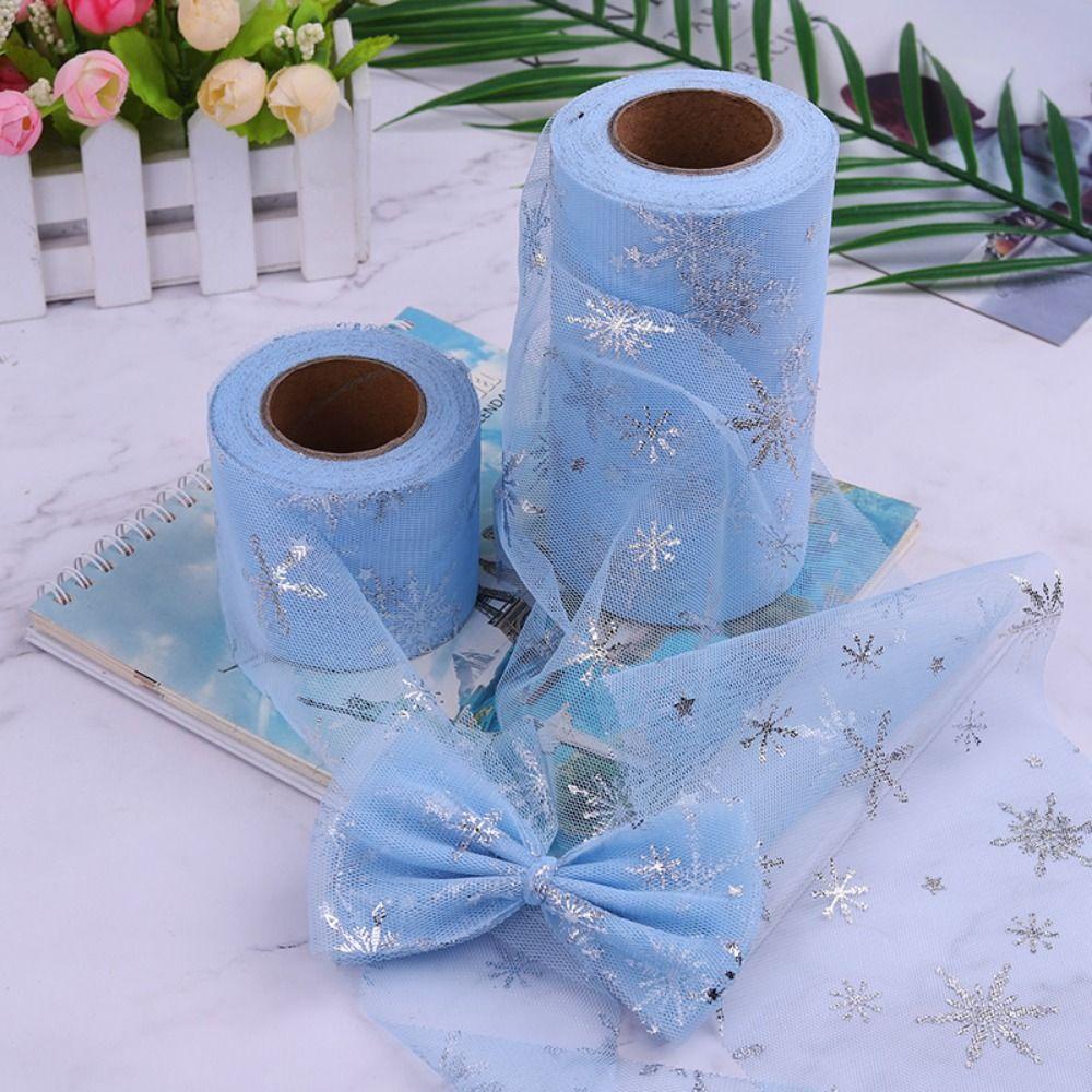 Cuộn Vải Tuyn Nhiều Màu Đính Kim Sa Lấp Lánh Trang Trí Đám Cưới